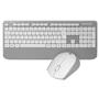 Everest KM-6176 OFFICAL Beyaz-Gri Kablosuz Combo Q Multimedia Klavye + Mouse Set