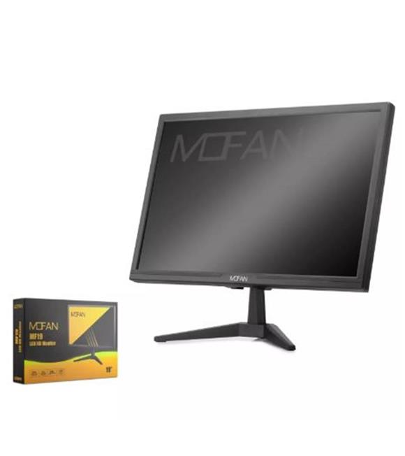MOFAN MF19 LED HD MONİTÖR HOPARLÖR HDMI + VGA 75HZ 1440X900 IPS PANEL SİYAH