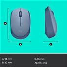 Logitech 910-006866 M171 Kablosuz Mavi Gri Mouse_1