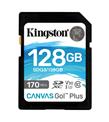 Kingston SDG3-128GB 128GB SDXC Canvas Go Plus 170R C10 UHS-I U3 V30 Hafıza Kartı