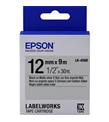 Epson LK-5TBN Şeffaf Üzeri Siyah 18mm 9Metre Etiket