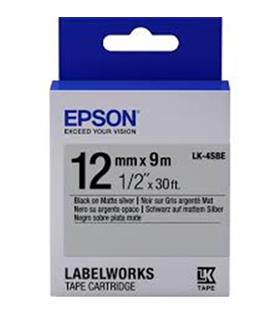 Epson LK-5TBN Şeffaf Üzeri Siyah 18mm 9Metre Etiket