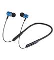 Asonic AS-XBK65 Siyah-Mavi Boyun Askılı Mıknatıslı Bluetooth+ TF Kart Spor Kulak içi Kulaklık