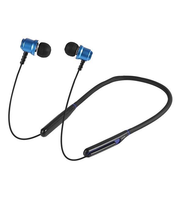 Asonic AS-XBK65 Siyah-Mavi Boyun Askılı Mıknatıslı Bluetooth+ TF Kart Spor Kulak içi Kulaklık