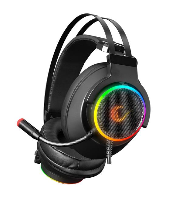 Rampage RM-K9 PALADIN Siyah USB 7.1 Version RGB Led+RGB Ses Kontrollü Oyuncu Mikrofonlu Kulaklık_1