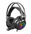 Rampage RM-K2 X-QUADRO Siyah USB 7.1 Version RGB Işık Efektli Oyuncu Mikrofonlu Kulaklık