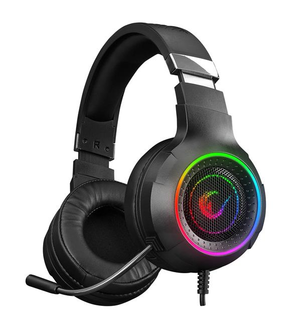 Rampage RM-K56 SPECTER Siyah USB 7.1 Rainbow Ledli Gaming Mikrofonlu Oyuncu Kulaklığı