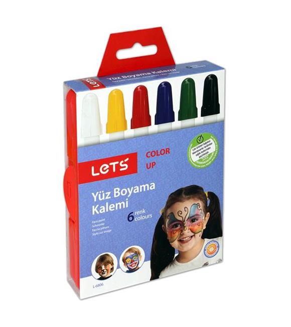 Lets Yüz Boyası Çevirmeli 6 Renk L-6806