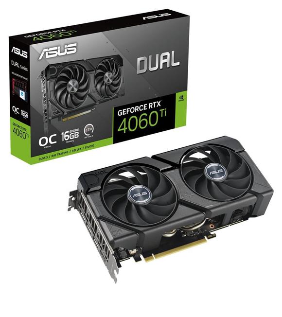 Asus Dual RTX4060Ti EVO OC Edition 16GB DUAL-RTX4060TI-O16G-EVO RTX4060TI PCI-E16 Ekran Kartı