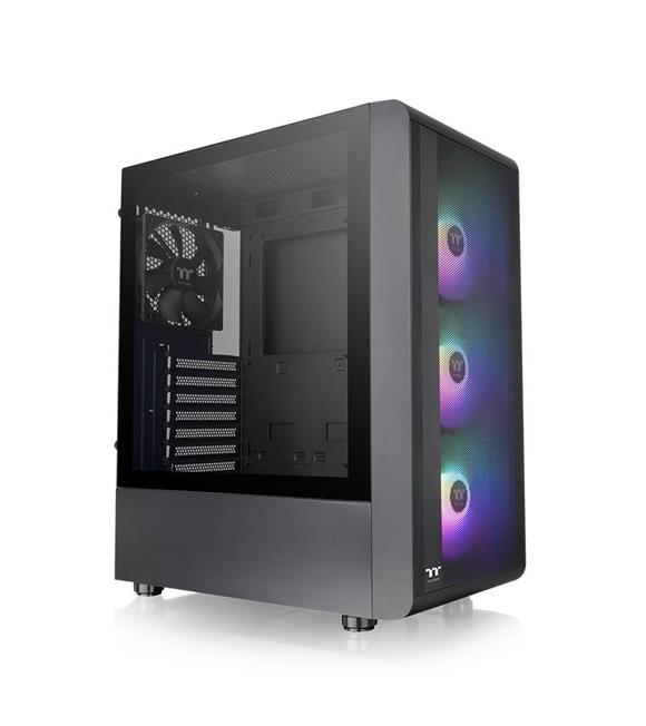 Thermaltake S200 TG 650W 80+ ARGB 3x120mm Fan Mesh Ön Panel, Tempered Glass Pencereli Oyuncu Kasası