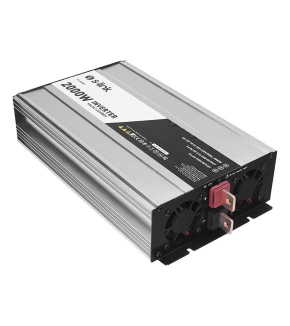 S-Link Sl-2000W 2000W Dc12v-Ac230v İnverter_1