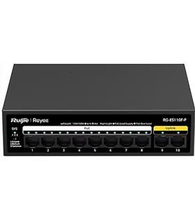 Ruijie-Reyee RG-ES110F-P 10 Port 10-100 Mbps 8 Port 10-100 PE 110W Switch