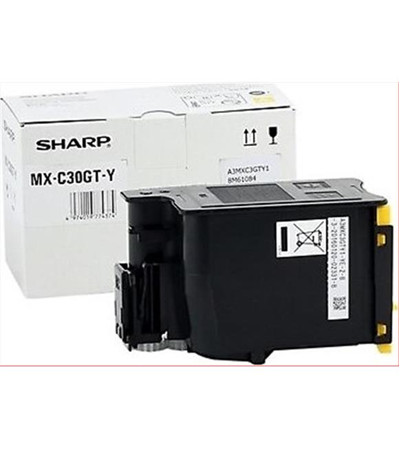 Sharp MX-C30GT-Y Yellow Sarı Orjinal Fotokopi Toneri MX-C250-C300W-C301-303-304
