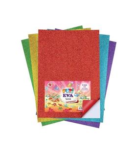 Puti Eva Yapışkanlı Simli Karışık Renk A4 1147 Elişi Malzemeleri