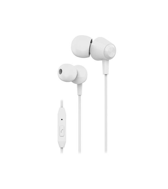 S-link SL-KU160 Mobil Telefon Uyumlu Beyaz Kulak İçi Mikrofonlu Kulaklık