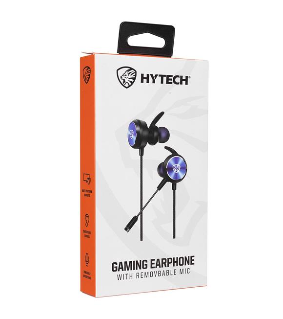 Hytech HY-GK3 3,5 Oyuncu Esnek Mikrofonlu Mavi Kulakiçi Kulaklık