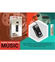 Megatech Mg-Bt102 Clıp-On Makaralı Digital Göstergeli Bluetooth Kablosuz Kulaklık