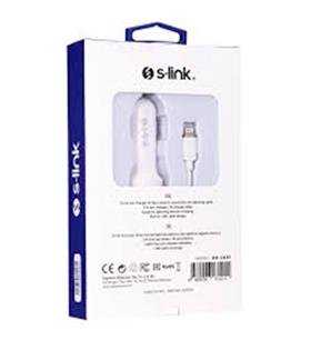 S-link Swapp SW-C635 USB + iPhone Lightning 12-24V 3.1A Kablolu Araç Şarj Cihazı
