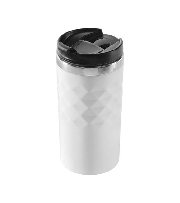 S-link SL-TM03 Mat Beyaz 300ML Iç 304 Dış 201 Paslanmaz Çelik Kupa-Bardak