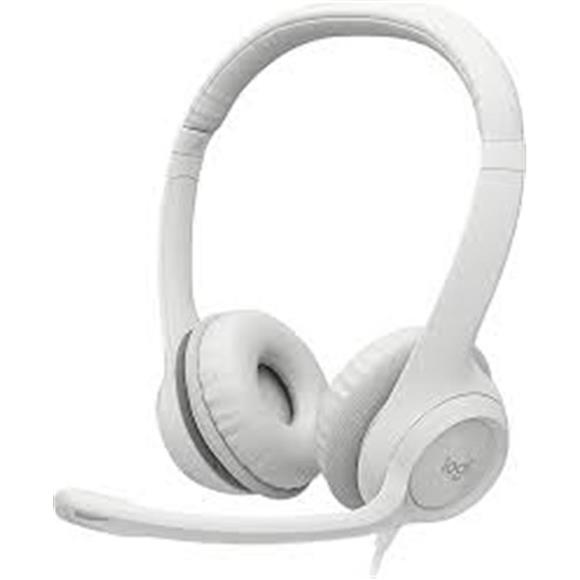 Logitech 981-001286 H390 Beyaz Usb Mikrofonlu Kulaklık