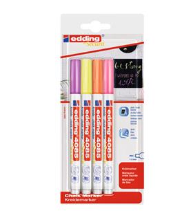 Edding Cam Kalemi 4 Lü Blister Fosforlu 4085