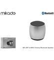 Mikado MD-2BT X-BRIO Gümüş Bluetooth Speaker