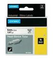 DYMO 18051 RhinoPRO Isıyla Küçülen Serit 6mmx1,5m Beyaz-Siyah