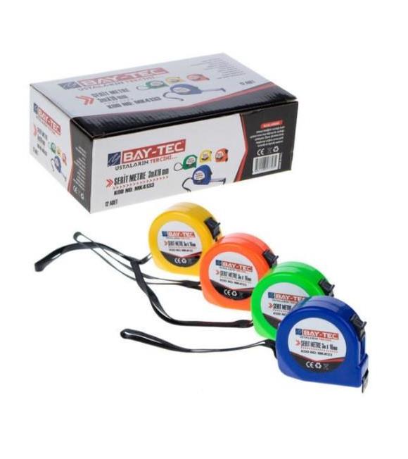 Bay-Tec Mk4133 3MtX16MM Şerit Metre