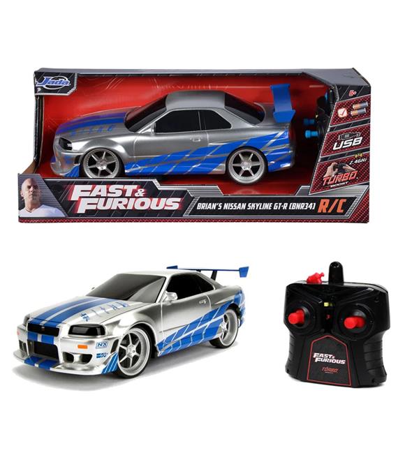 Simba Fast&Furious Rc Nissan Skyline Gt-r 2002 1:24 253203018