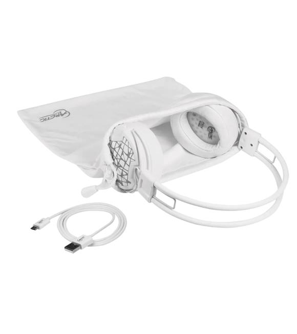 Arctic AR-ASHPH00015A P604 Bluetooth Kablosuz Kulak Üstü Kulaklık (Beyaz ) Telofon Konuşma
