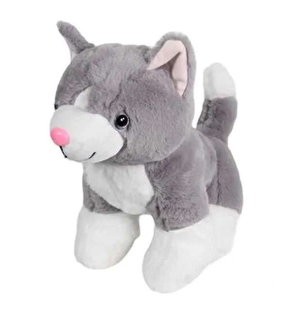 Dada Peluş Oyuncak Kedi Gri 36 Cm