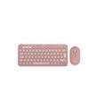 Logitech 920-012247 Pebble 2 Combo Pembe Kablosuz Klavye Mouse Seti