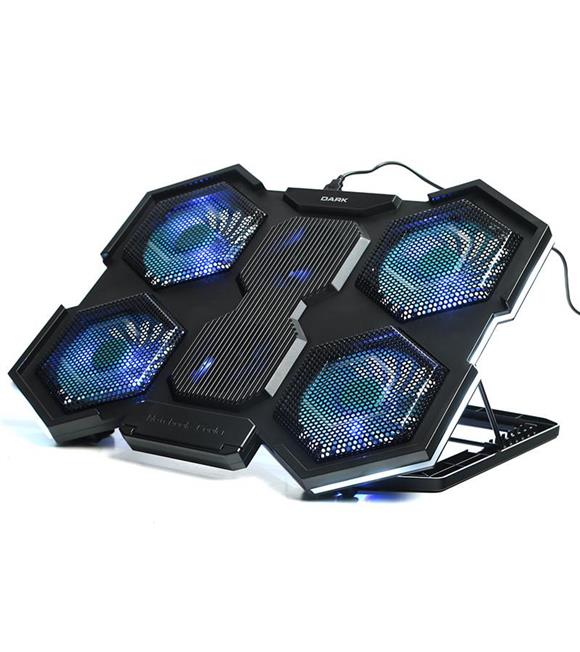 Dark DKACNBAR600 Aeromax 6x LED FANlı,7x Yükseklik Ayarlı, 2x USB 11"-17" Gaming Notebook Soğutucu