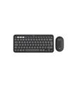 Logitech 920-012245 Grafit Pebble 2 Combo Çoklu Sessiz Kablosuz Türkçe Q Klavye Mouse Seti