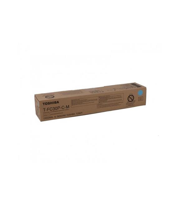 Toshiba T-FC30P-C-M Cyan Mavi Orjinal Fotokopi Toneri e-std 2050-2051-2550-2551 33.600 Sayfa