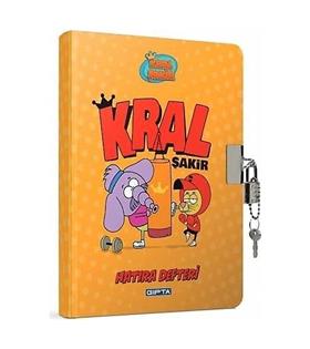 Gipta Gıpta Hatıra Defteri Kral Şakir Kilit.ip.Dk.Sert Kapak 14x20-96 YP Makbuz Ve Defterler