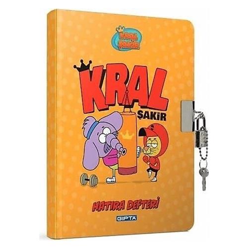 Gipta Gıpta Hatıra Defteri Kral Şakir Kilit.ip.Dk.Sert Kapak 14x20-96 YP Okula Dönüş Kampanyası Defterler