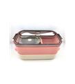 Vagonlife XC-465 1500ml Pembe Çelik Lunch Box