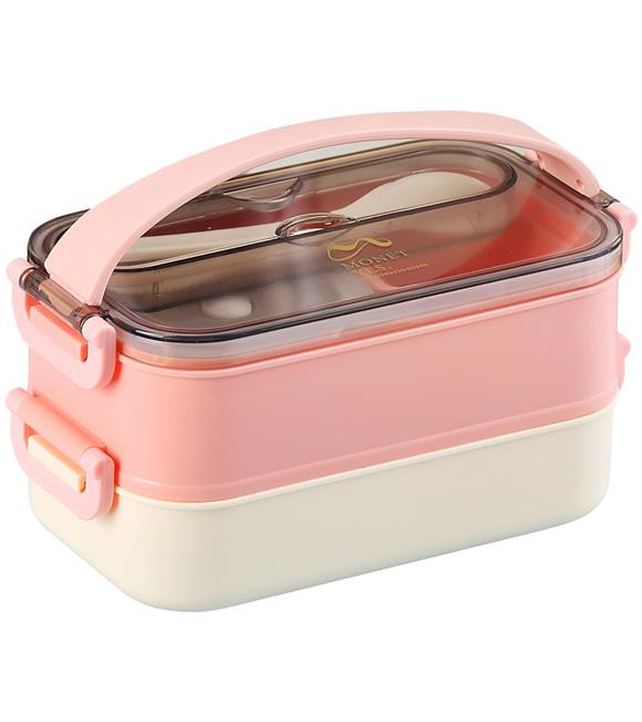 Vagonlife XC-465 1500ml Pembe Çelik Lunch Box