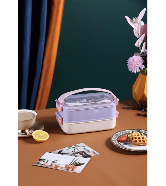 Vagonlife XC-462 1400ml Mor Çelik Saklama Kabı