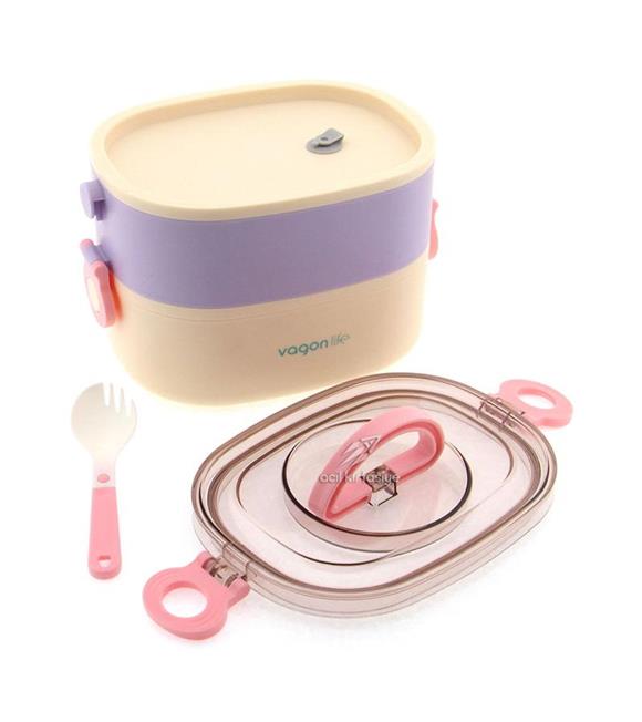 Vagonlife BL50251-2 Mor Çelik Saklama Kabı