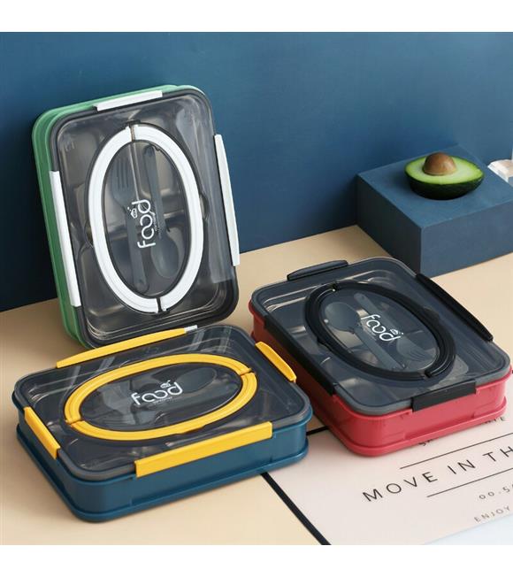 Vagonlife BL2201 Kırmızı Çelik Saklama Kabı