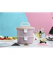 Vagonlife WS-008 1600ml Pembe Çelik Saklama Kabı_1)