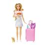 Barbie Seyahatte Bebeği ve Aksesuarları HJY18