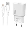 Hytech HY-XT50L 12W 5V 2.4A iPhone Beyaz Kablo + Ev Şarj Adaptör Kategori Dışı