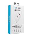 S-link SL-EC60 20W PD3.0-Quick Charge QC3.0 Type USB-C +USB A Hızlı Beyaz Ev Şarj Adaptör Kategori Dışı