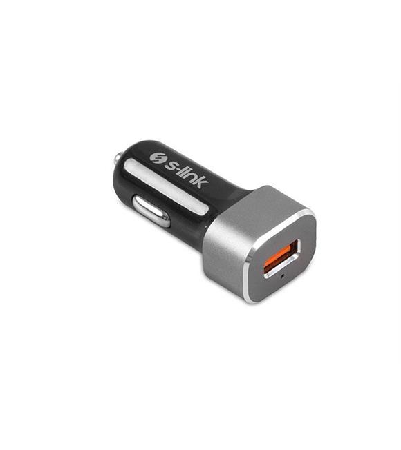 S-link Swapp SW-QAC38M Qualcomm 3.0 Metal Araç Şarj Cihazı