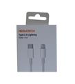 Megatech MT-D3L-T 1mt Usb Type-C to Lightning Şarj ve Data Kablosu