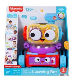 Fisher Price 4'ü 1 Arada Eğlenceli Robot Türkçe-İngilizce HCK43
