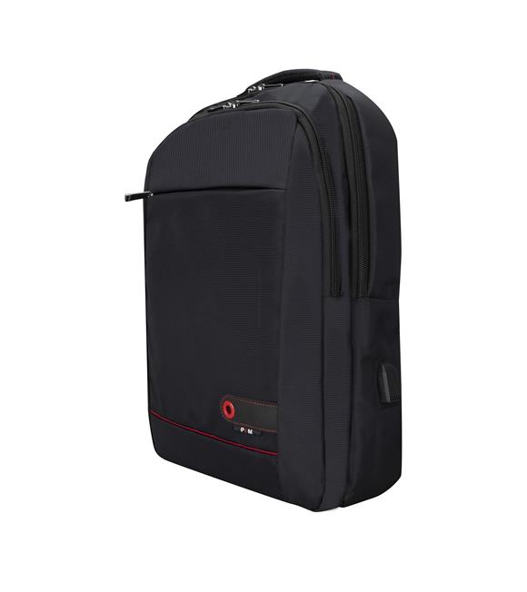 PLM Lucca-Usb-17 Siyah Notebook Sırt Çantası